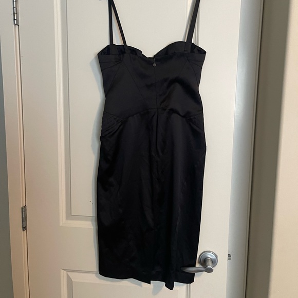 Cavalli bustier cocktail satin dress - Picture 4 of 6